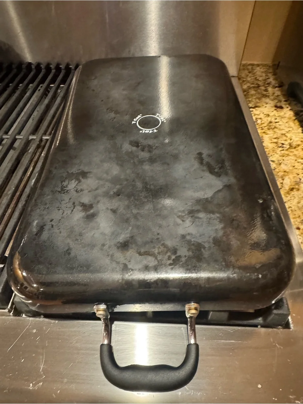 T-Fal Rectangular (18”x 11”) Black Griddle Pan with Dual Comfort Handles